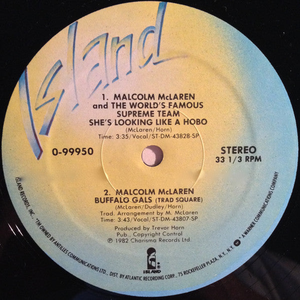 Malcolm McLaren And The World's Famous Supreme Team* : Buffalo Gals (12", SP )