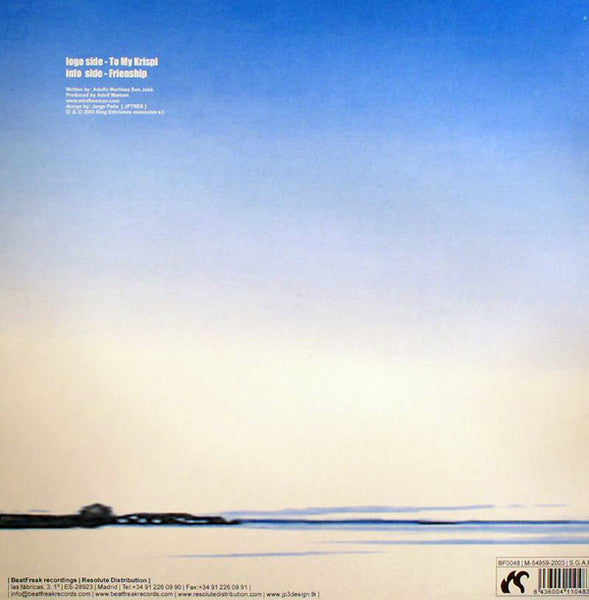 Adolf Marsan : To My Krispi (12")