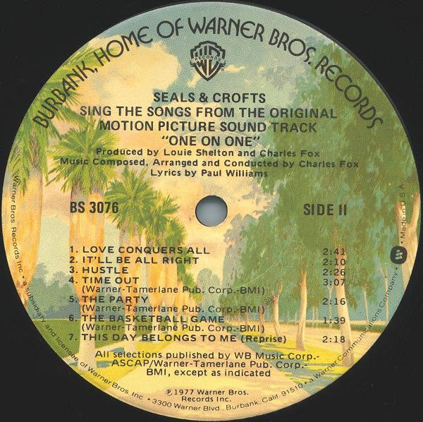 Seals & Crofts : Seals & Crofts Sing The Songs From The Original Motion Picture Sound Track "One On One" (LP, Album, Jac)