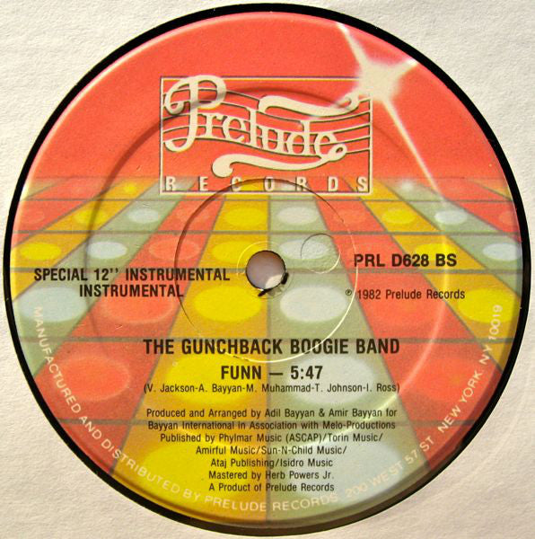 The Gunchback Boogie Band : Funn (12")