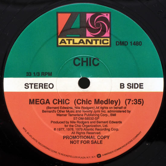 The Trammps / Chic : Disco Inferno / Mega Chic (Chic Medley) (12", Promo)