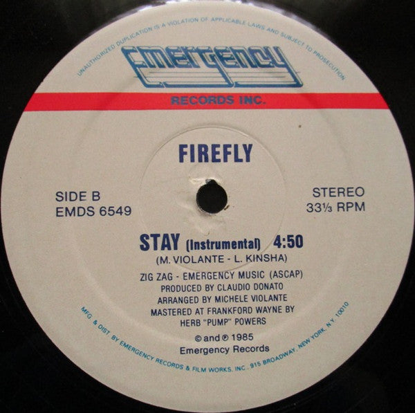 Firefly (2) : Stay (12")