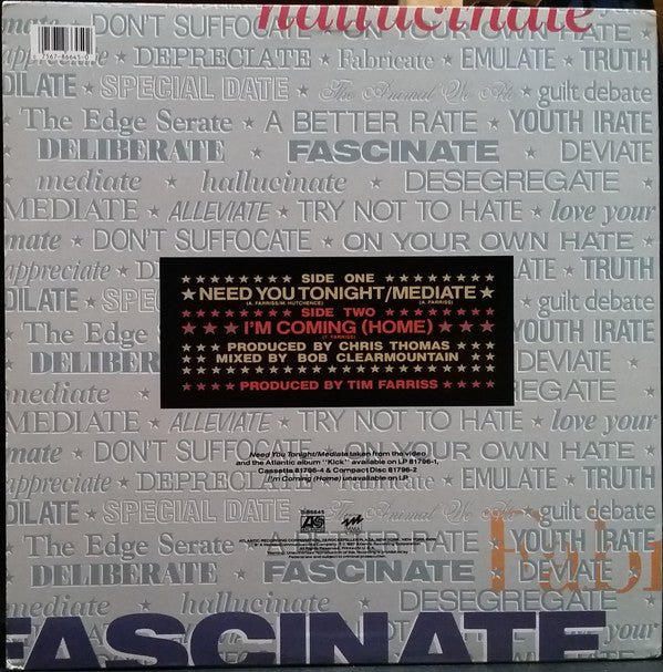 INXS : Need You Tonight / Mediate (12", Single, Spe)