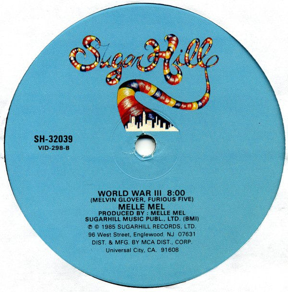 Melle Mel : The Mega-Melle Mix (12", P/Mixed)