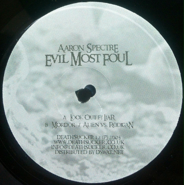 Aaron Spectre : Evil Most Foul (12", Ltd)