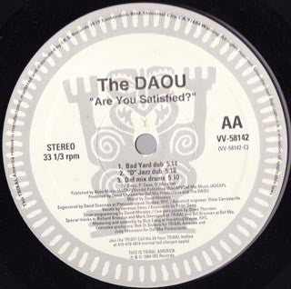 The Daou : Are You Satisfied? / Surrender Yourself (2x12")