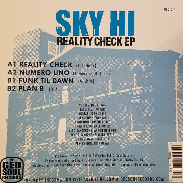 Sky Hi (2) : Reality Check EP (7", EP)