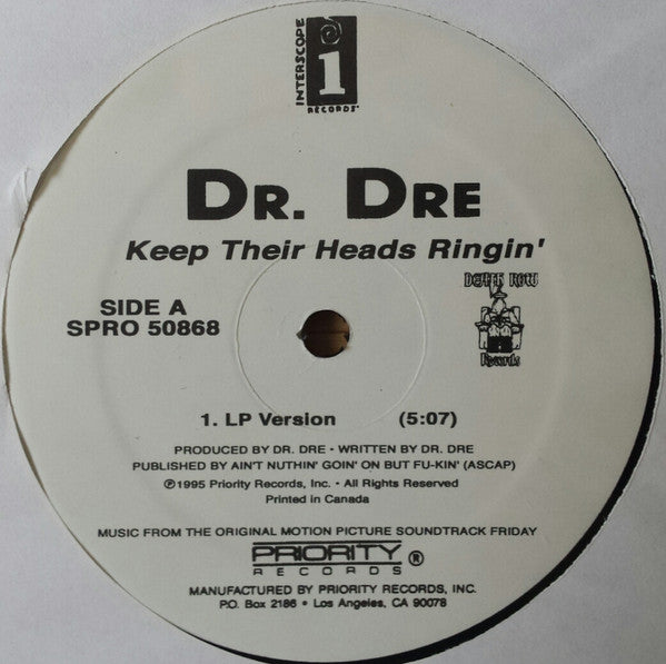 Dr. Dre : Keep Their Heads Ringin' (12")