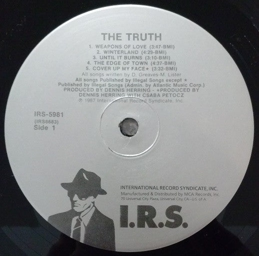 The Truth (6) : Weapons Of Love (LP, Album, Pin)