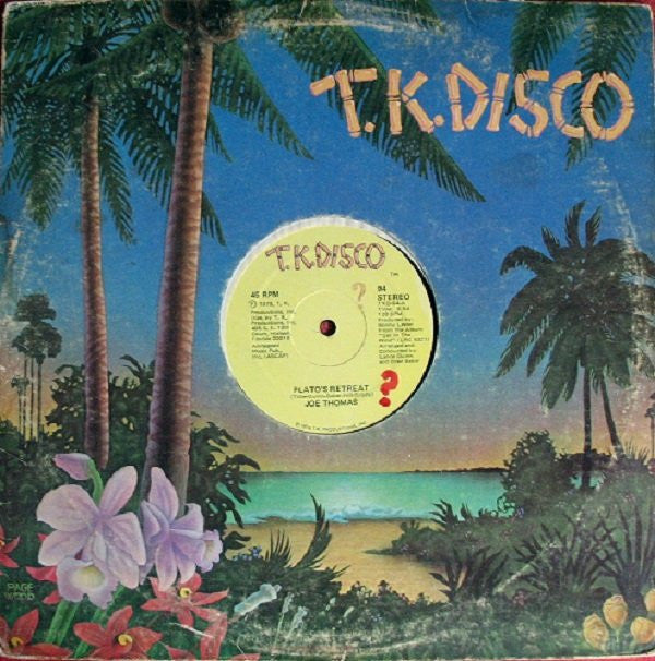 Joe Thomas : Plato's Retreat / A Place In Space (12")