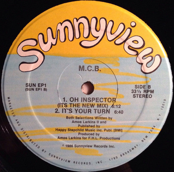 M.C.B.* : Fresh Beats (12", EP, RE)