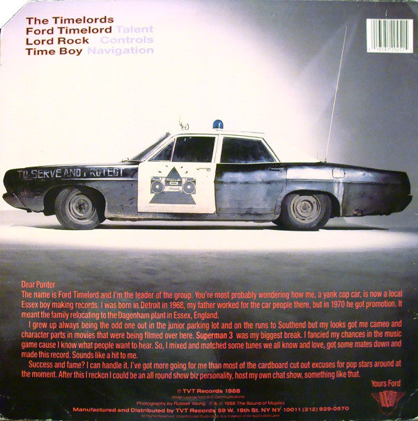 The Timelords : Doctorin' The Tardis (12")