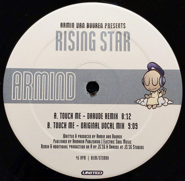 Armin van Buuren Presents Rising Star : Touch Me - Part 1 (12")