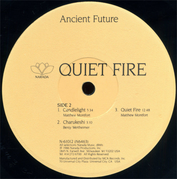 Ancient Future : Quiet Fire (LP, Album)