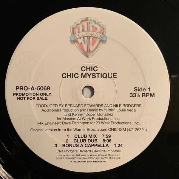 Chic : Chic Mystique (12", Promo)