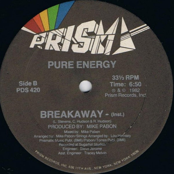 Pure Energy : Breakaway (12")