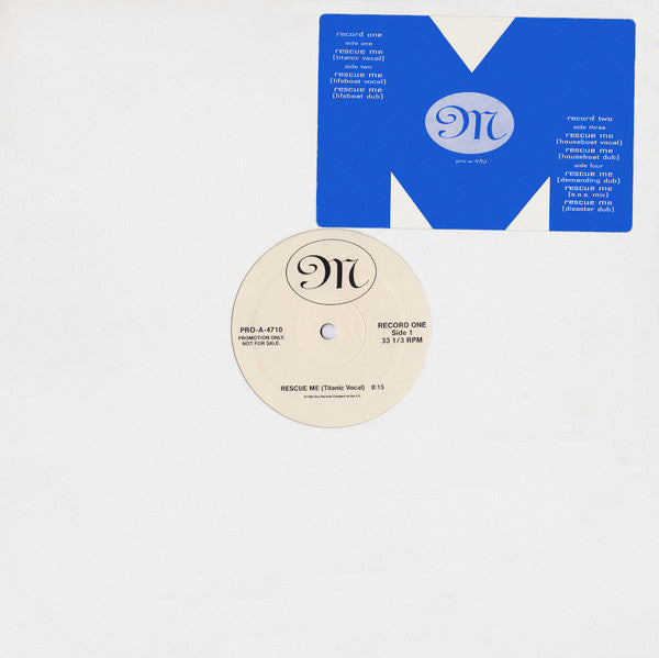 Madonna : Rescue Me (2x12", Promo)