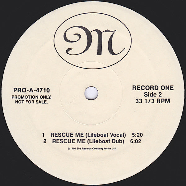 Madonna : Rescue Me (2x12", Promo)