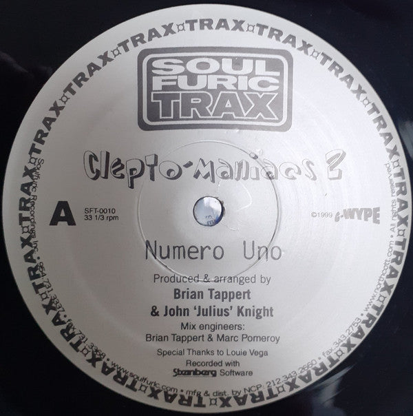 Cleptomaniacs : Numero Uno / X-Press (12")