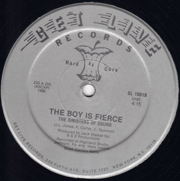 The Sinisters Of Sound : The Boy Is Fierce (12")