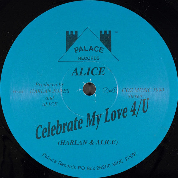 Alice (59) : On The Road / Celebrate My Love 4/U (12")