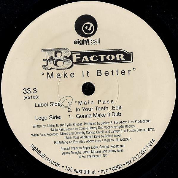 B Factor : Make It Better (12")