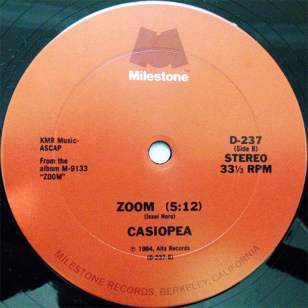 Casiopea : Down Upbeat / Zoom (12", Single)