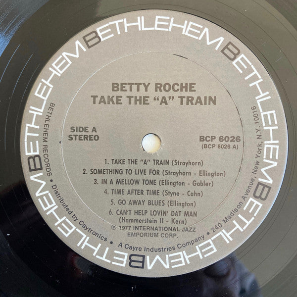 Betty Roché : Take The "A" Train (LP, RE)