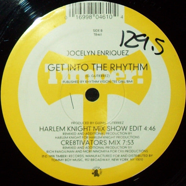 Jocelyn Enriquez : Get Into The Rhythm (12", Single)