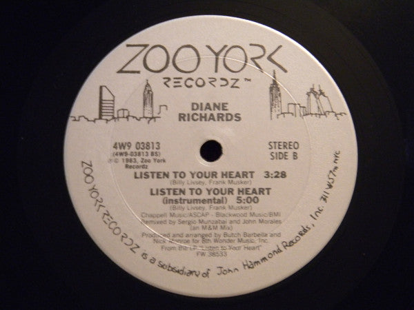 Diane Richards : Listen To Your Heart (12")