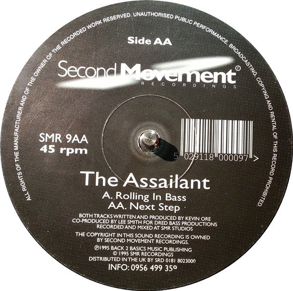 The Assailant : Rolling In Bass / Next Step (12")