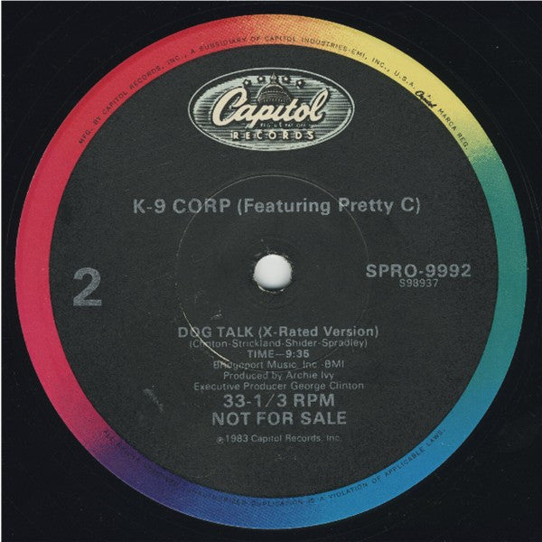 K-9 Corp : Dog Talk (12", Promo)