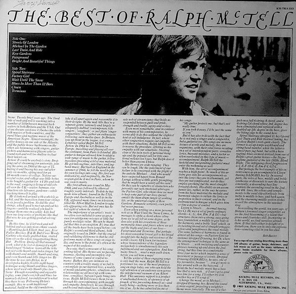 Ralph McTell : The Best Of Ralph McTell (LP, Comp)