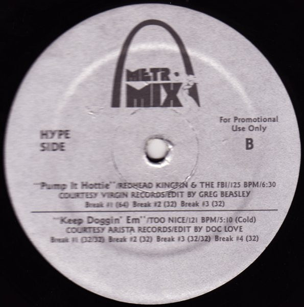 Various : Metro Mix - Issue GT1 (12", Comp, Promo)