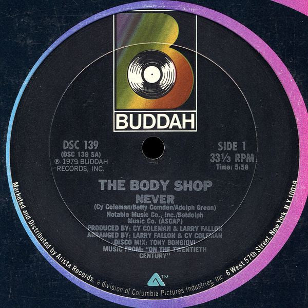 The Body Shop : Never (12")