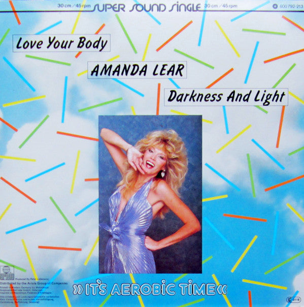 Amanda Lear : Love Your Body / Darkness And Light (12", Single, Mat)