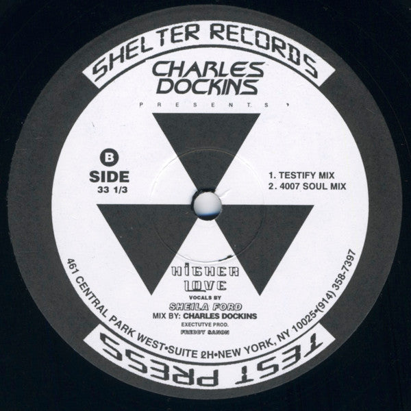 Charles Dockins : Higher Love (12", TP)