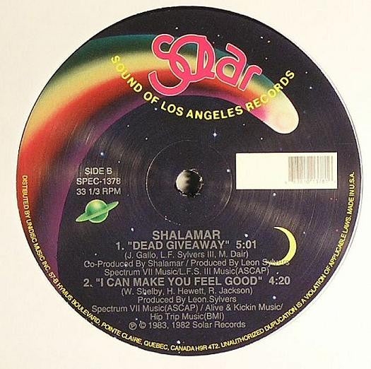 Shalamar : The Second Time Around / Dead Giveaway / I Can Make You Feel Good (12", RE)