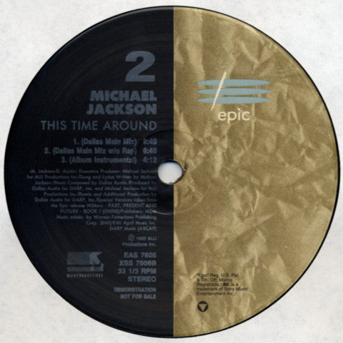 Michael Jackson : This Time Around (12", Promo)