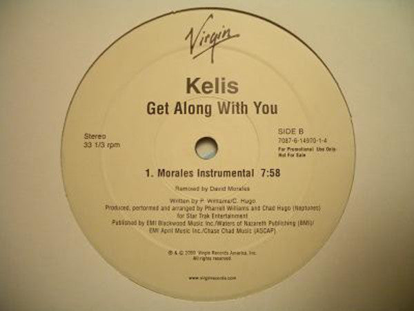 Kelis : Get Along With You (12", Promo)