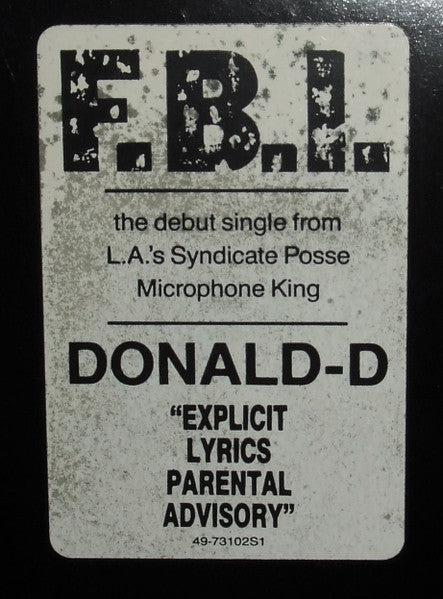 Donald-D* : F.B.I. (12")