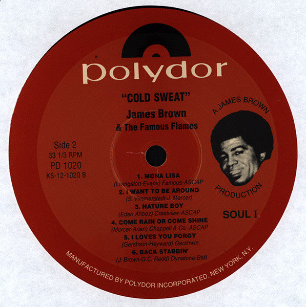 James Brown & The Famous Flames : Cold Sweat (LP, Album, RE)