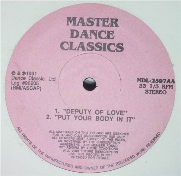 Various : Dance Classics (12", Comp, Unofficial)