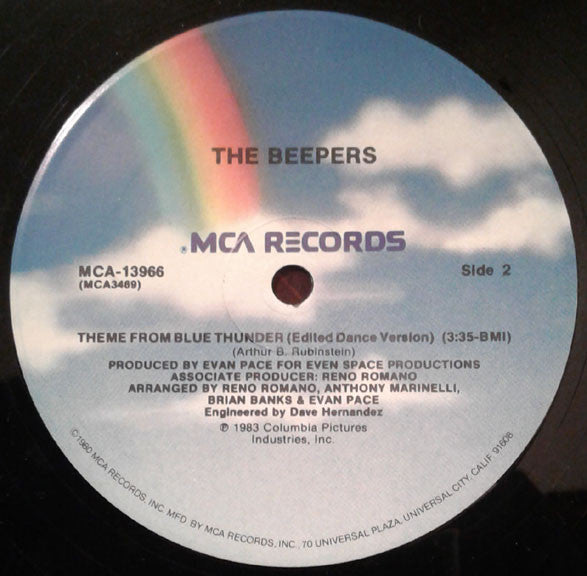 The Beepers : Theme From Blue Thunder (Dance Version) (12")