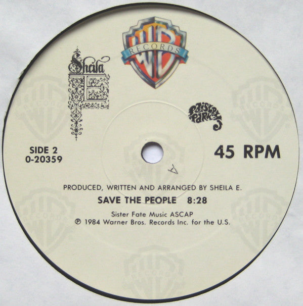 Sheila E. : Sister Fate (12", Maxi, All)