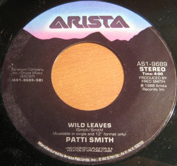 Patti Smith : People Have The Power (7", Single, Styrene)