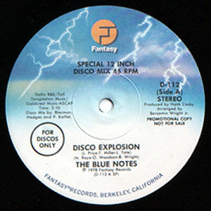 The Blue Notes : Disco Explosion / All I Need (12", Promo)