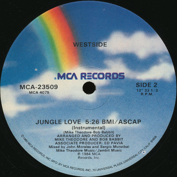 Westside (5) : Jungle Love (12", Single)