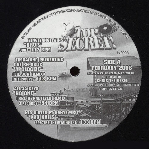Various : Top Secret! - February 2008 (12")