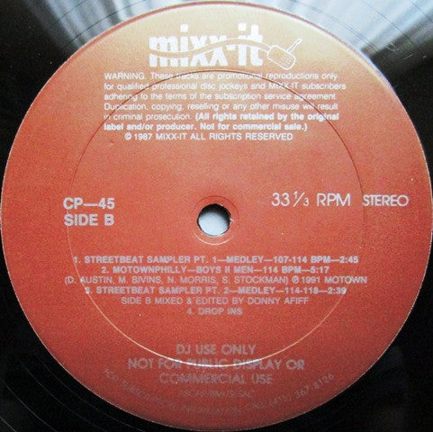Various : Mixx-it 45 (12", Comp, P/Mixed, Promo)